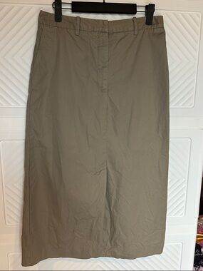 Eddie Bauer khaki Midi Skirt